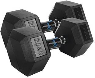 EXTREME FIT Hexa 20 X 2 (40kg) Fixed Weight Dumbbell