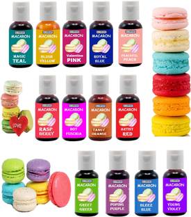Marvino Macaron Color, Food Colours Set of 13 Multicolor