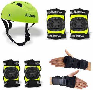 JJ Jonex Protective Set Skating and Cycling for Age 4 to 7 Years Skating Guard Combo (Small) (MYC) Skating Kit