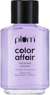 Plum Color Affair Nail Polish Remover | Acetone-free | Easy Removal | 100% Vegan & Cruelty-Free