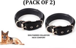 Hachiko Premium Quality Pack of 2 Dog Collar+Collar For All Small Breed Dogs. Dog Everyday Collar