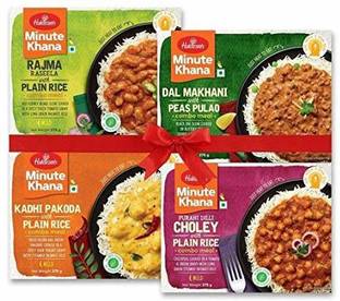 Haldiram's by Haldiram's Ready to Eat Kadhi Pakora Rice, Dal Makhani Rice, Rajma, Choley Rice and Rajma Rice Combo
