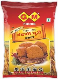 GM FOODS Bedmi Puri Atta Mix 500 Gram (Pack Of 2) 1000 g