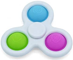 Hiputi Fidget Spinners Toys Sensory Pop Fidget Toys Push Poopp Bubble Fidget Packs-Stress Relief Fidget Party Favors for Kids,Goodie Bag Filler,Classroom Rewards Toy with Poopp