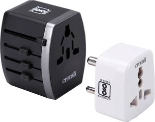 Croma Universal USB and Type-C Adapter CREP0148 Worldwide Adaptor
