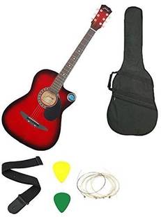 JIXING Acoustic Guitar Linden Wood Maple Right Hand Orientation