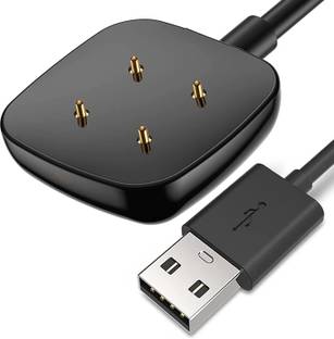 Comcastind Charger Dock Cable Compatible with Fitbit Sense/Versa 3 - (Black) Charging Pad