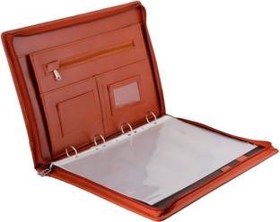 ZesTale Professional leatherette 4 Ring Document File Folder/ Certificate Holder