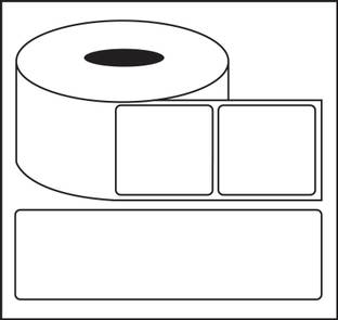 NPLABEL Barcode Label 100X75MM Self-adhesive Paper Label