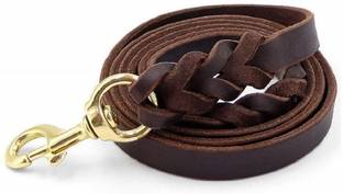 Rvpaws Leather Dog Leash Brown Dog Leash
