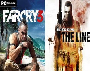 Farcry 3 and Spec Ops: The Line Top Two Action Game Combo (Offline Only) (Regular)