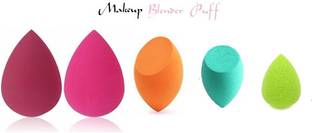 J & F Make Up Sponge Beauty Blender Puff Pack of 5