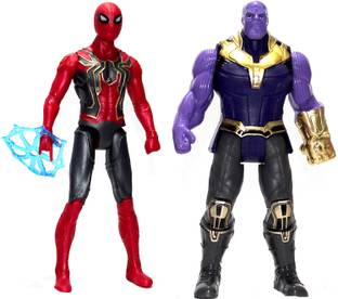 WOW Toys-Delivering Joys of Life Titan Hero Series|| Spider Man and Thanos Big and Realistic action figure toys