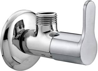 LAVITA Angular Stop Cock (FUSION) 100% Brass with Chrome Finish with Round Flange Stop Cock Faucet