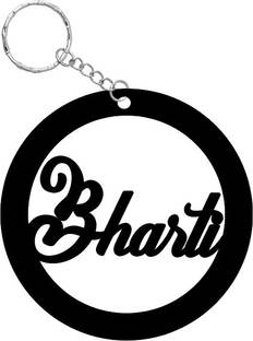 SY Gifts Bharti Name Keychain 1975 Key Chain