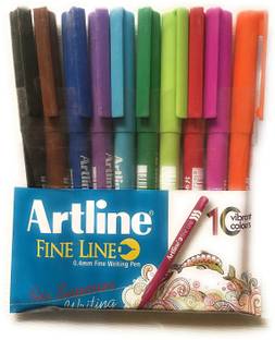 Artline Multi color Fineliner Pen