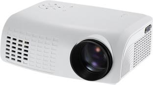 IBS E07 Mini LED Full HD LCD 100 Lumens Home Theater Support HDMI SD USB Audio Video for Study Game (3000 lm) Portable Projector