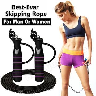 Best-Quality-Hub Skipping ropes for men and women Jumping ropes Gym rassi kudne wali rassi Freestyle Skipping Rope