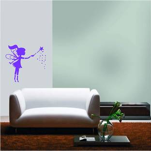 Kayra Decor for Home Wall Decoration Suitable for Room Decor and Craft (16 x 24-IN) KHSNT132 Fairy Girl Wall Design Stencils (Size: 16" X 24") Beautiful Wall Stencil