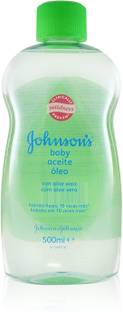 JOHNSON'S aloe vera baby oil