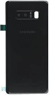 VRAVMO SAMSUNG NOTE 8 (BLACK) WITH CAMERA LENS GLASS Back Panel