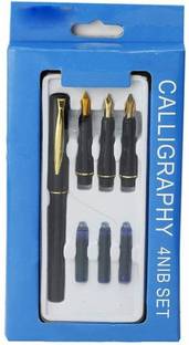 SKYGOLD CALLIGRAPHY PEN WITH 4 NIB SET (BLUE) Calligraphy