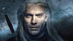 The Witcher Netflix Henry Cavill Orange Eyes Paper Print