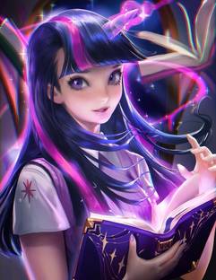 Sakimichan Realistic My Little Pony Twilight Sparkle Paper Print