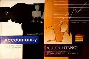 Accountancy Textbooks NCERT Pack Of 2 For Class 12th ( 1-Company Accounts And Analysis Of Financial Statements, 2- Not-For-Profit Organization And Partnership Accounts) Original