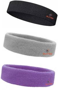 Glitter Non Slip Moisture Wicking Work Out Cotton Headband For Men's & Women's Headband Head Support
