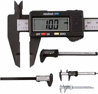 MFORALL Inch and Millimeter Conversion Measuring Digital Vernier Caliper with Large LCD Screen, Auto-off Feature for Household/DIY Measurement Inch and Millimeter Conversion Measuring Digital Vernier Caliper with Large LCD Screen, Auto-off Feature for Household/DIY Measurement (0-6 inches) Digital Caliper