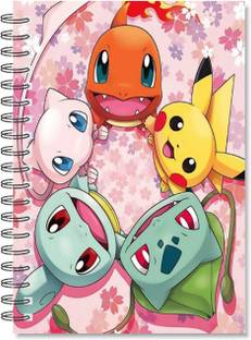 craft maniacs POKEMON COLLECTION A5 Diary RULED 160 Pages