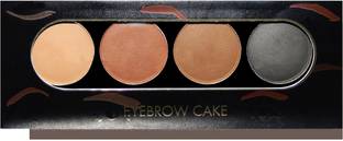 VARS LONDON 4 color eyebrow powder cake | black and brown eyebrow powder |