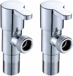 Alligator Calvin Stainless Steel With Brass Disc Chrome Plated Angle Valve Cock for Bathroom for Geyse...