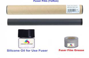 PRINTER PARTNER Fuser Film (Teflon), Fuser Film Original Grease & Silicone Oil Combo Pack Use For HP/ Canon LaserJet Printers White Ink Toner