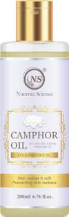 Nuerma Science Camphor (Kapoor ) Oil (Unrefined Cold Pressed) For Skin & Hair Hair Oil