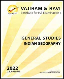 Vajiram & Ravi-General Studies-Yellow Book-Prelims & Mains-Indian Geography 2022-Printed Notes-English Medium (Xerox Study Material)