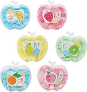 topgifties Paper Soap in a Plastic Box Clean Soft Bath For Travel (Pack of 6) Dishwash Bar