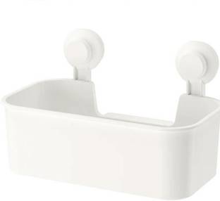 VARNA Plastic IKEA TISKEN BASKET WITH SUCTION CUP Storage Basket