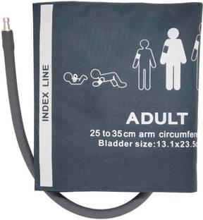 Scelta Reusable NIBP Adult Cuff with Single Tube Size 25-35 cm Bp Monitor Cuff