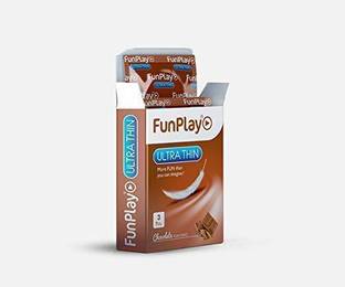 FunPlay ULTRA THIN CHOCOLATE CONDOMS IN PACK ( 5 X 15PICS. ) Condom
