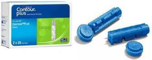 Wellstar CONTOUR PLUS TEST STRIPS & Glucometer Lancets (50) Glucometer Lancets