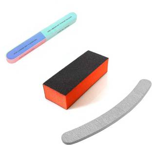 virkart 1 block buffer 1 nail best quality nail filer and 7 side nail buffer me
