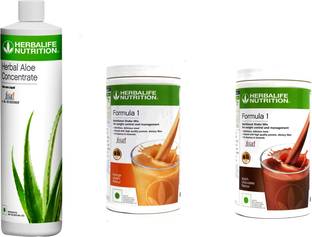 Herbalife Nutrition weight loss formula 1 combo Orange And Chocolate With Herbal Aloe concentrate Protein Shake