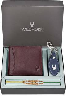 WILDHORN Designer RAKHI SET 1173 MRN Plastic (PVC) Rakhi, Key Ring, Wallet  Set