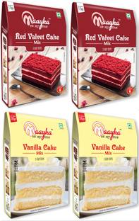 Maayka - Ek Atoot Rishta Red Velvet Cake Mix & Vanilla Cake Mix (750gm) 750 g