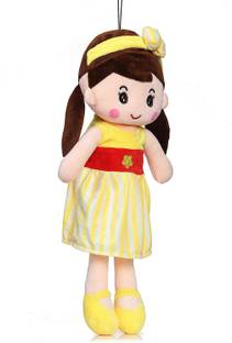 Besties Big Size Super Soft 80cm Stuffed Girl Cute Doll - Polyfill Washable Cuddly Soft Plush Toy - Helps to Learn Role Play - 100% Safe for Kids  - 80 cm