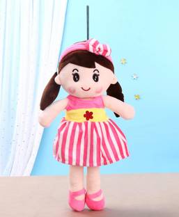 Besties Big Size Super Soft 60cm Stuffed Girl Cute Doll - Polyfill Washable Cuddly Soft Plush Toy - Helps to Learn Role Play - 100% Safe for Kids  - 60 cm