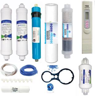 BAREEZÉ PURE RO SERVICE KIT ( RO Service kit of membrane & filter for all types of ro models ) (ro membrane) ( Ro Service Inline Filter set) (ro kit) (One year full ro service kit with tds meter )( Complete RO Service kit ) (complete Ro purifier filter service kit) (RO full Service Kit ) (Full Service one year kit vontron membrane) (Full Service Kit With 02 Inline) (Complete 80 GPD RO Water Purifier Service Kit) ( ONE Year complete service kit )(RO Water Purifier Service kit )(Water Purifier Maintenance Service Kit )( RO Replacement Service kit)( ro water filter kit)(Universal Ro Service Kit and TDS Meter Combo) (ro filter)(ro membrane) (FULL SERVICE ONE YEAR RO+UV FILTER RO KIT WITH TFC 80GPD MEMBRANE) (1 Year RO service Kit with Inline set carbon and sediment) (Membrane Kent tap Housing Membrane RO Replacement Service kit )(ro filter kit with membrane)(ro filter kit with all accerioes)(pureit ro water purifier filter kit) (livpure water filter candle)(replacement ro kit) RO Service kit for aquaguard vontron membrane Solid Filter Cartridge