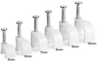 JENI MART wire clip-10mm (100nos PACK ) plastic Wire Connector